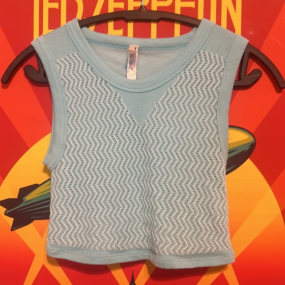 NWOT Free People Movement Free Throw Textured Muscle Tank - Picture 8 of 8